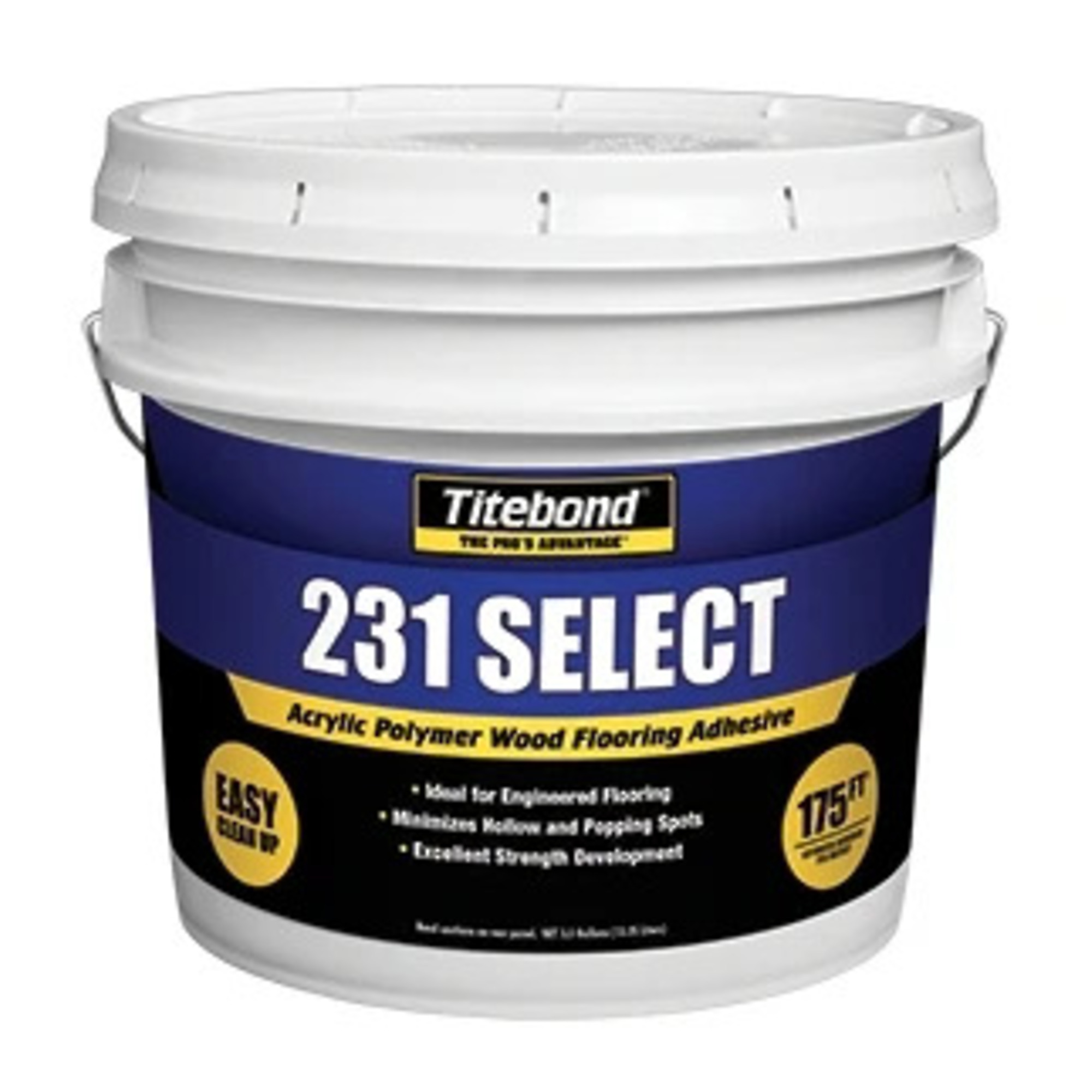 Titebond 231 Acrylic Wood Flooring Adhesive Gallon Pail, 2PK